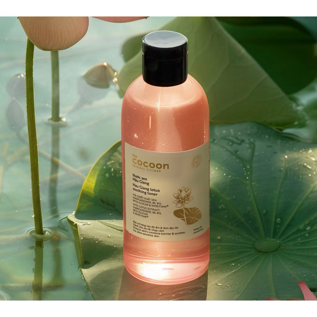 [Cocoon] Toner Làm Dịu Phục Hồi Đa Nhiệm Cocoon Nước Sen Hậu Giang