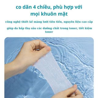 Bông Cotton Đắp Toner Bịch 50/100/200 Bông Co Giãn Ôm Mặt, Bông Đắp Toner Mềm Mịn Không Bí Da