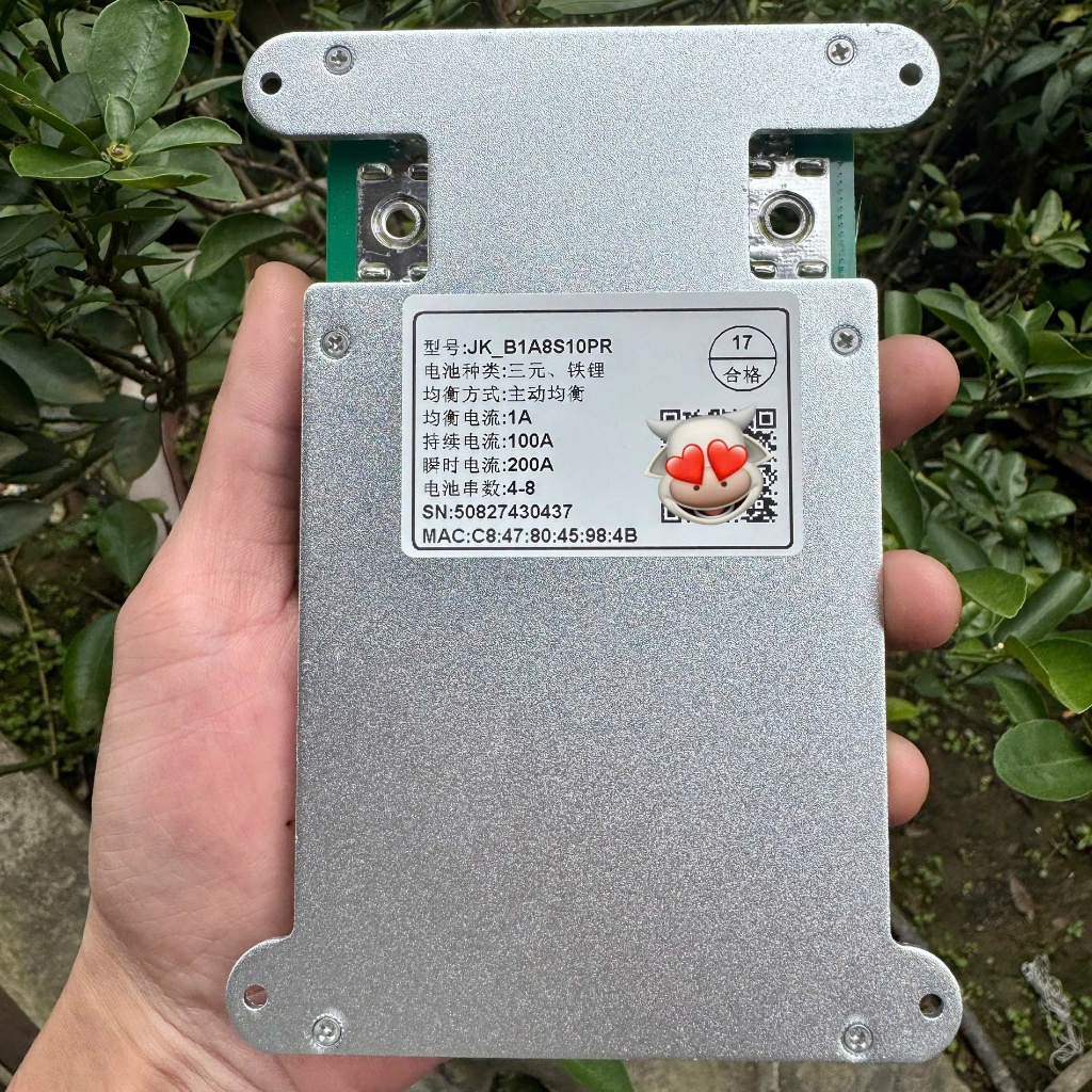 Mạch Smart BMS JK 4-8S 100A/200A cân bằng chủ động 1A - JK_B1A8S10PR