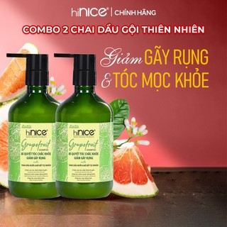  Combo 2 Chai Dầu Gội Thiên Nhiên hiNICE Shampoo Hỗ Trợ Cải Thiện Các Tình Trạng Về Tóc & Da Đầu 