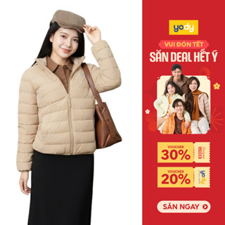   FS T12  Áo Phao Nữ Yody 4S Plus Siêu Nhẹ Giữ Ấm Chống Gió Hiệu Quả TRA - WCPJ25F011 