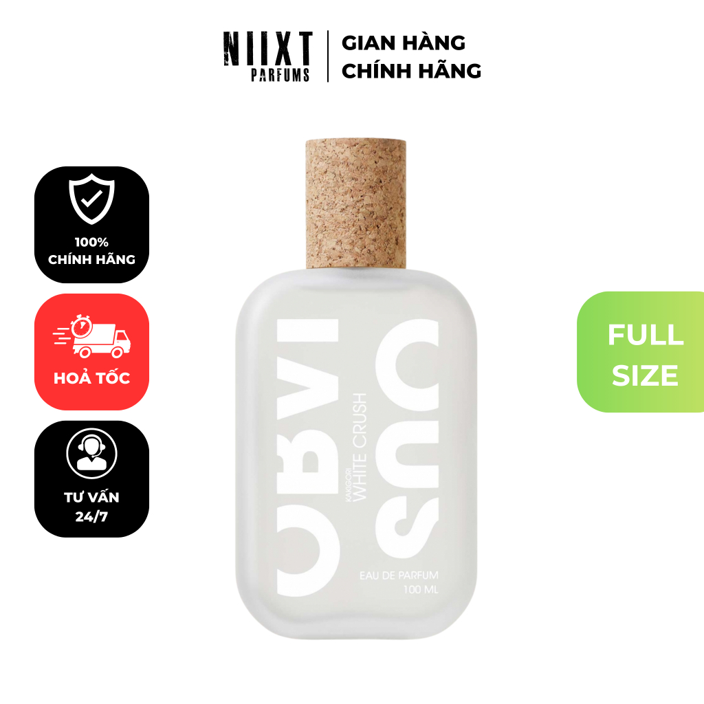 [Chính hãng] Nước hoa Obvious White Crush | FULL 100ml