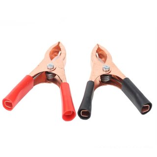 Kẹp Bình Ắc Quy To 8cm ( 1 Đỏ - 1 Đen )