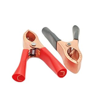 Kẹp Bình Ắc Quy To 8cm ( 1 Đỏ - 1 Đen )