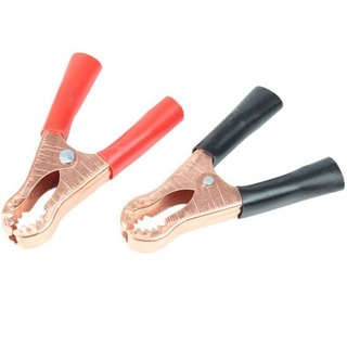 Kẹp Bình Ắc Quy To 8cm ( 1 Đỏ - 1 Đen )