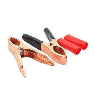 Kẹp Bình Ắc Quy To 8cm ( 1 Đỏ - 1 Đen )