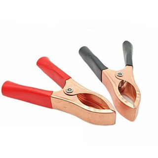 Kẹp Bình Ắc Quy To 8cm ( 1 Đỏ - 1 Đen )