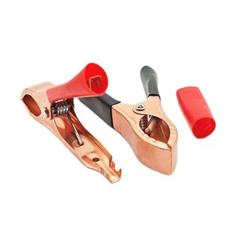 Kẹp Bình Ắc Quy To 8cm ( 1 Đỏ - 1 Đen )