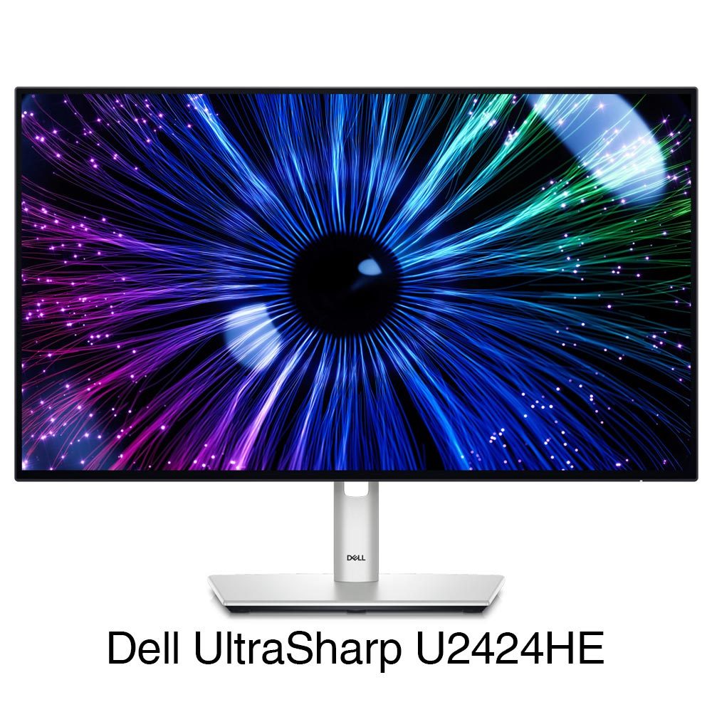 Màn hình Dell UltraSharp U2424HE – 24" FHD / IPS / 120Hz / 5ms / USB Type-C / RJ45 - Monitor chính h