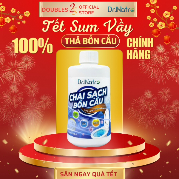 Chai thả bồn cầu 300ml Dr Natro HABELA Siêu sạch, kháng khuẩn, giữ hương thơm | DOUBLES 2SSHOP