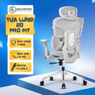  Ghế công thái học Nghia Furniture Tanji Tựa lưng 2D cực Fit ngả ghế 135 độ piston class 4 