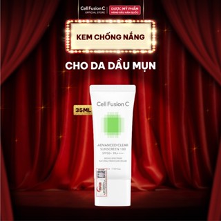  Kem Chống Nắng Phổ Rộng Kiểm Soát Dầu Mụn Cell Fusion C Advanced Clear Sunscreen 100 SPF50+ PA++++ 35ML 