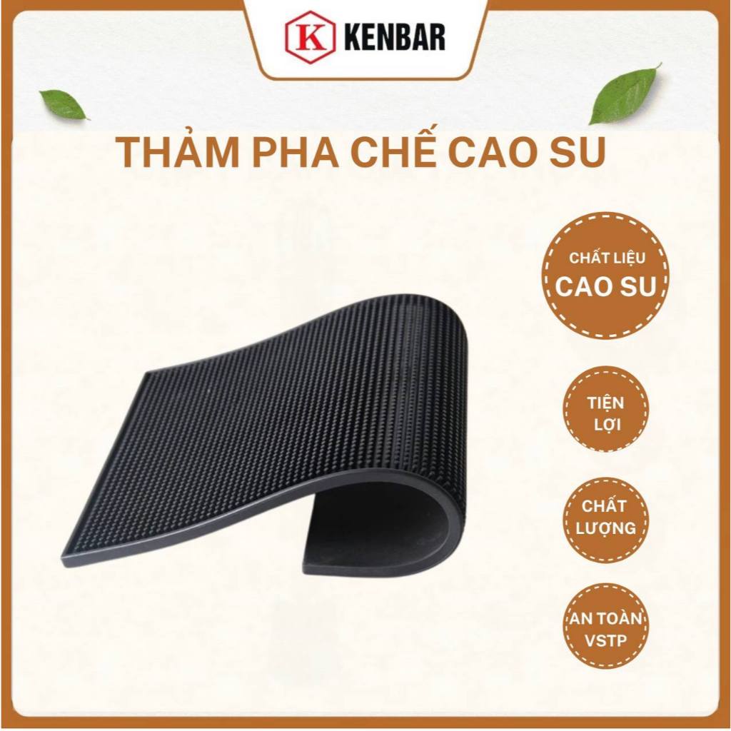 Thảm BAR - Thảm Pha Chế Cao Su 30x15 | 30x45 ( KENBAR )