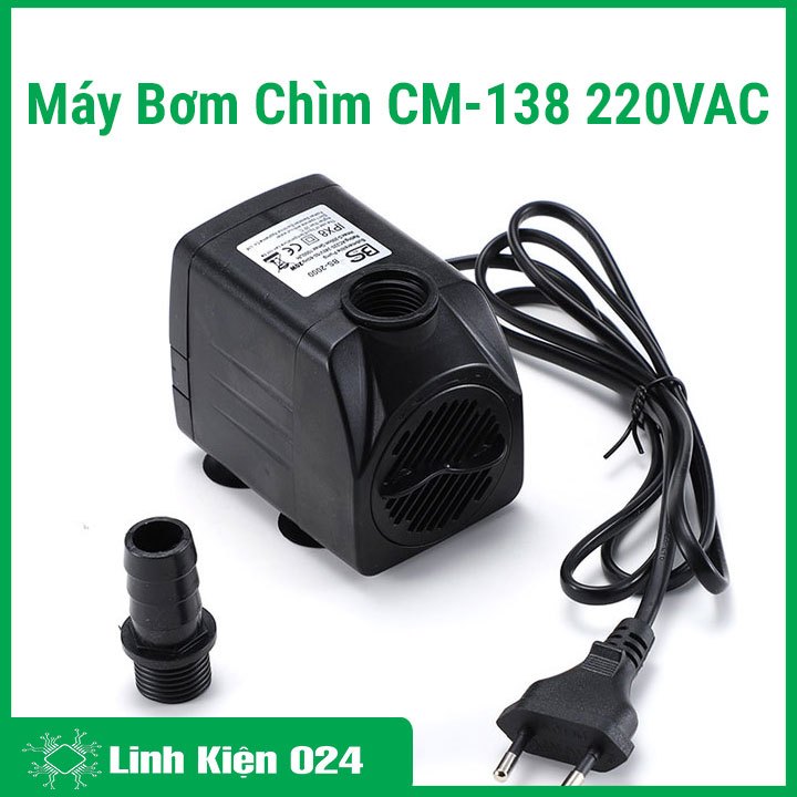 Máy Bơm Chìm CM-138 220VAC 7W 500L/h