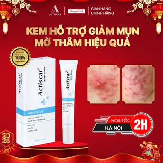  Kem chấm mụn chuyên sâu Actiscar Acnes Cream 20g Cải Thiện Tình Trạng Mụn  mụn mới sẹo 