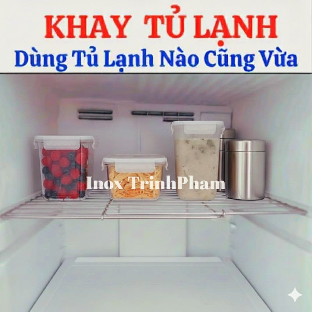 Khay tủ lạnh, dùng tủ lạnh nào cũng vừa, có đủ kích cở khay, vách ngăn tủ lạnh - giá tủ lạnh làm the