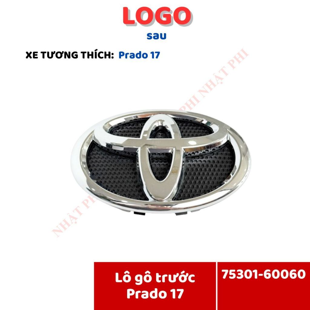 Logo xe-Lô gô mặt galant Prado 17 (có cảm biến Radar) - DY-75301-60060