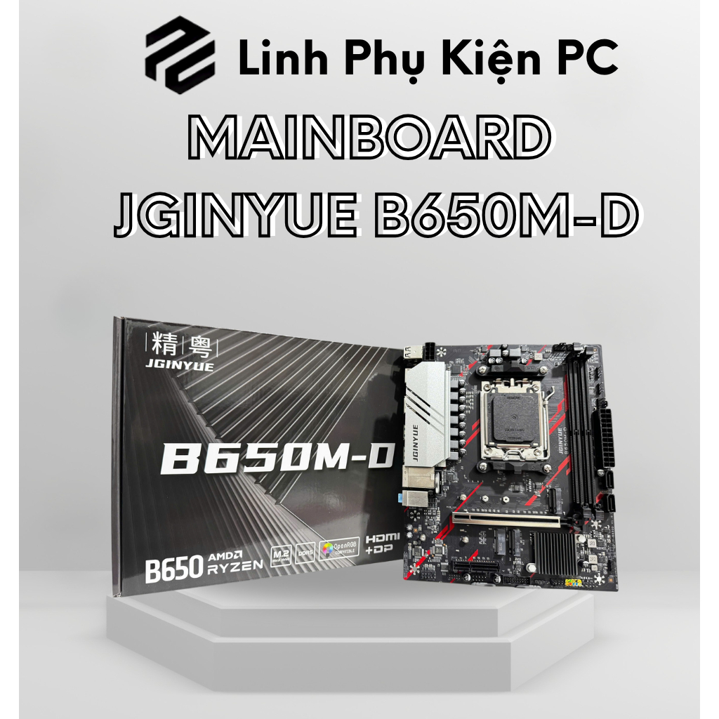 MAINBOARD JGINYUE B650M-D – NỀN TẢNG AM5 DDR5 HIỆU NĂNG CAO, GIÁ TỐT – BẢO HÀNH 36 THÁNG