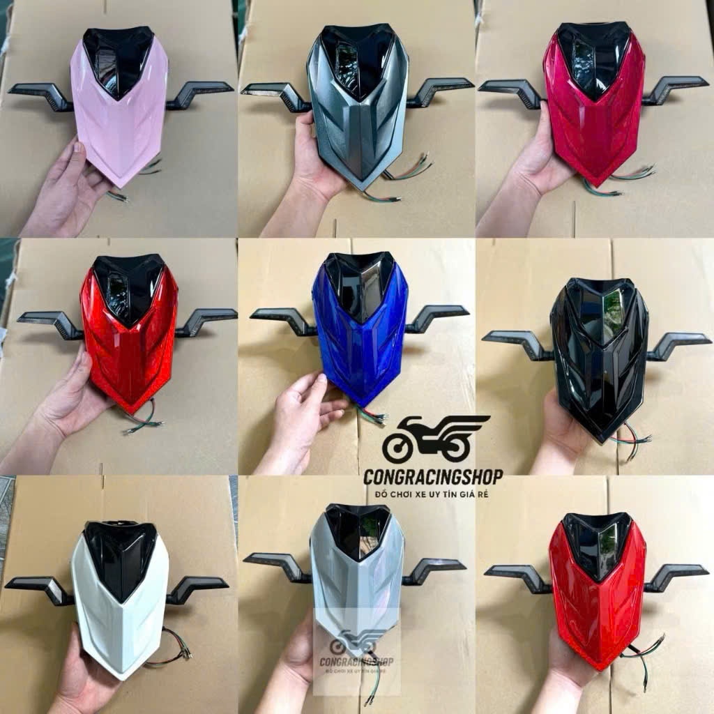 Mặt Nạ Quỷ Không Tem Các Màu Và Ốp Cổ Đời Mới Cho Xe Điện M133, 133M, 133S,133