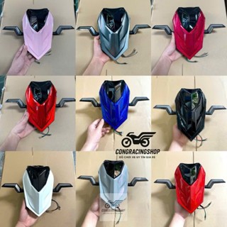 Ốp Mặt Nạ Xe Điện M133-133S Kèm Ốp Cổ Kiểu Siêu Nhân Sẵn Tem Dán HÀNG ĐẸP CÓ SẴN