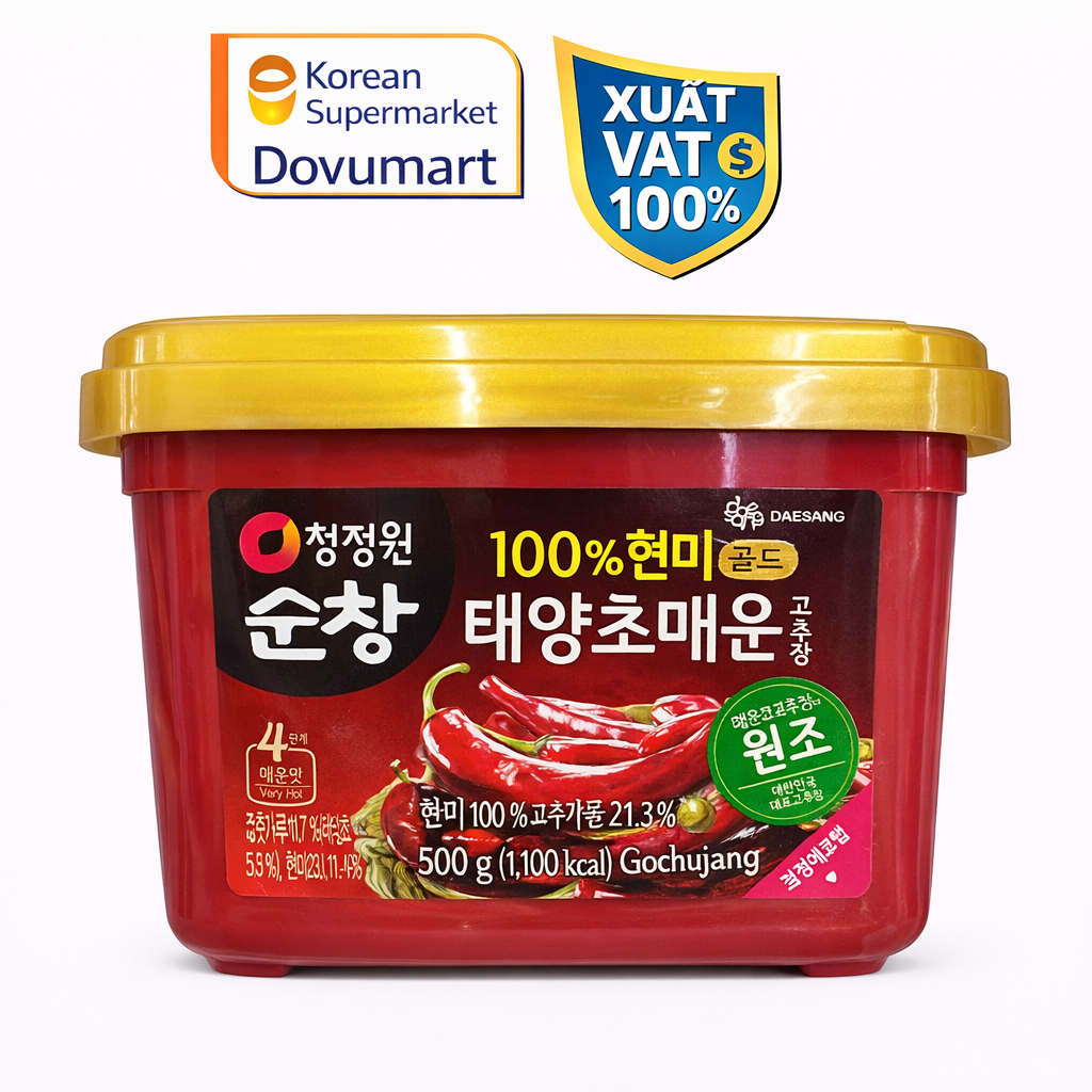 Tương Ớt Gochujang Cay Daesang Hàn Quốc Hộp 500G / 대상) 매운고추장 500G