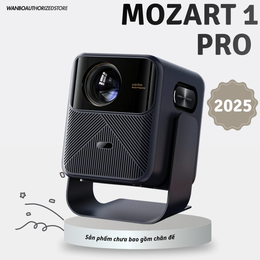Máy Chiếu Wanbo Mozart 1 Pro 2025 -Bảo Hành Chính Hãng