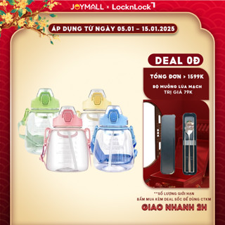  Bình Nước Nhựa LocknLock ABF648 1.2L Hàng Chính Hãng Kèm Ống Hút - JoyMall 