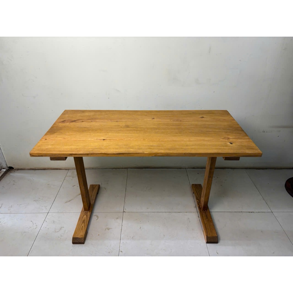 🪵BÀN GỖ THÔNG MÀU MỚI – ĐA KIỂU CHÂN | CHỐNG THẤM – CHỐNG TRẦY🪵  Size: 70x120 / 70x140 | Cao 75cm