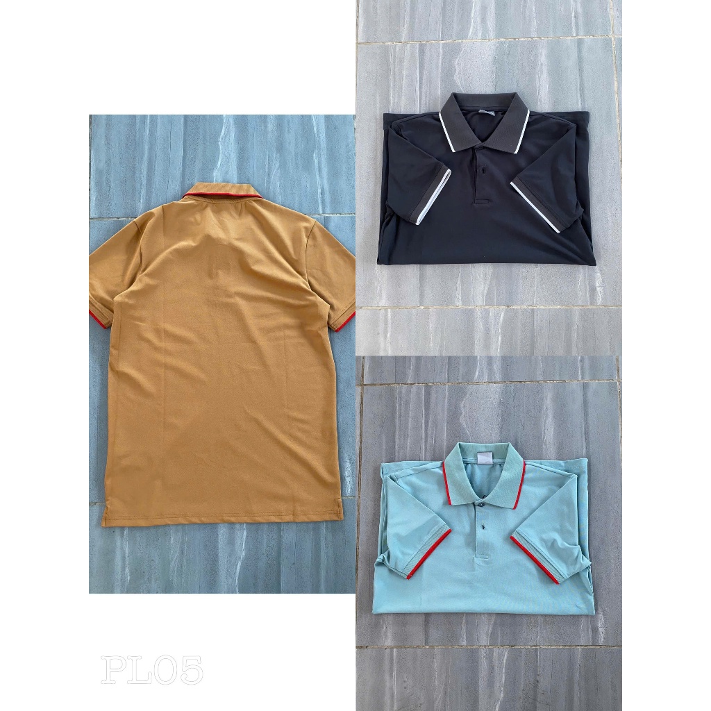 PL05 Áo Thun Polo Nam Thời Trang Thun Cotton