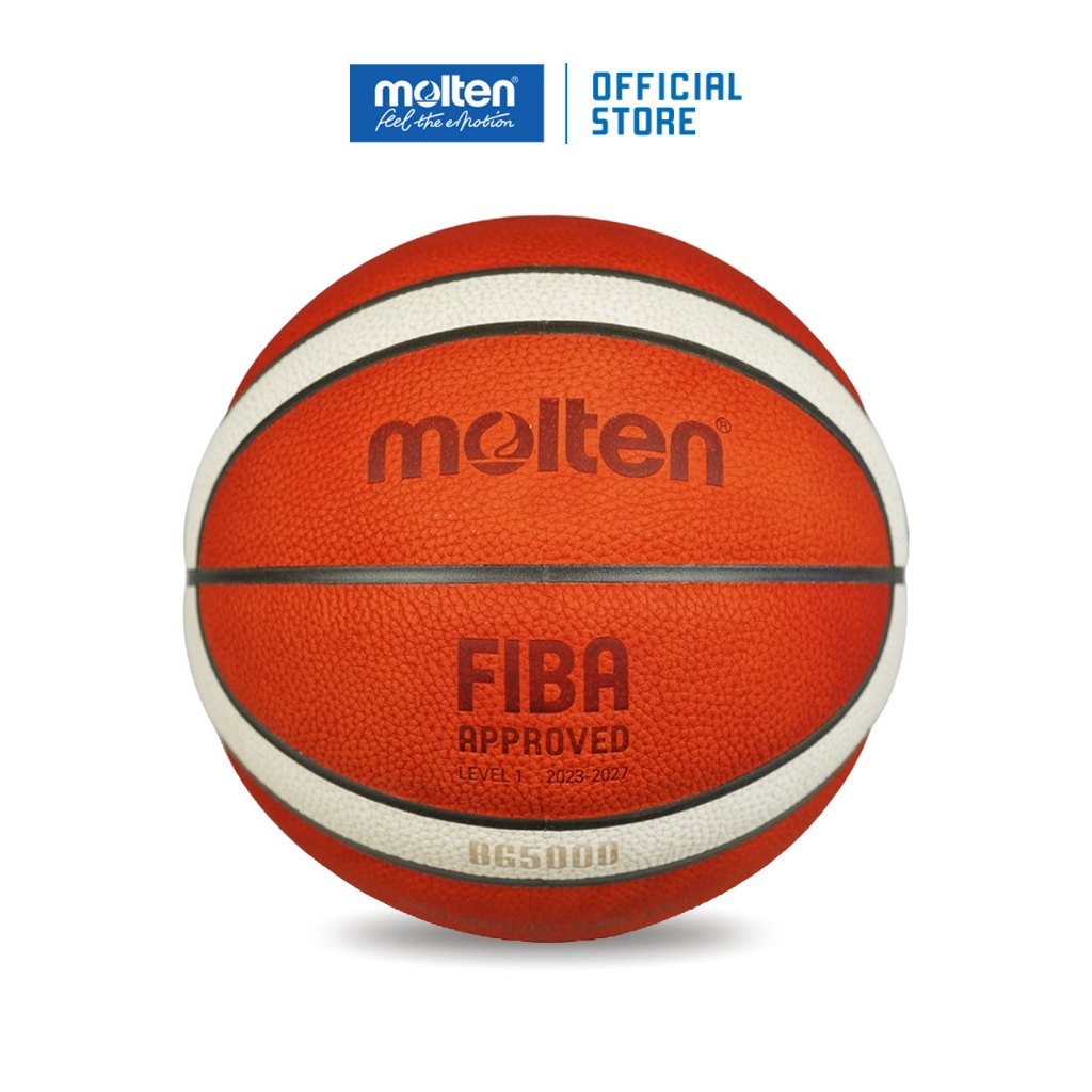 Bóng rổ chất liệu da thật Molten BG5000