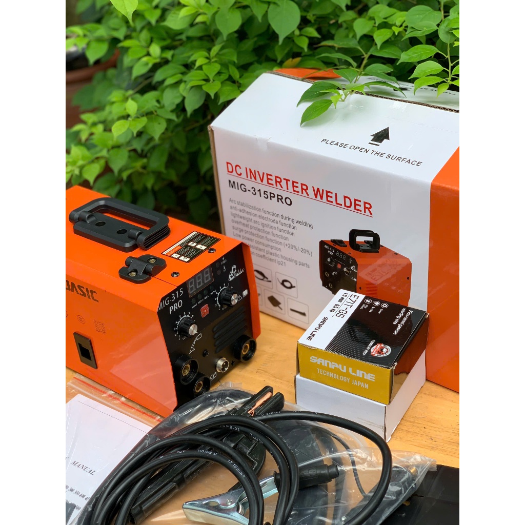 Máy hàn Mig, Tig, Que, Máy hàn Mig không cần dùng khí MIG315 PRO-giá ưu đãi - máy hàn mig không khí