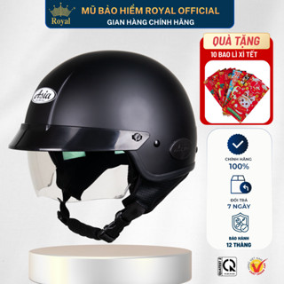  Mũ Bảo Hiểm Nửa Đầu Kính Âm Asia MT-139 Chính Hãng Bảo Hành 12 Tháng Nón Bảo Hiểm Có Kính Nam Nữ 
