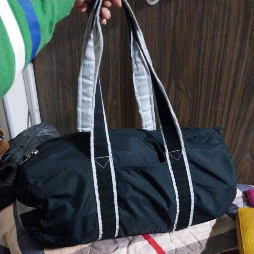 túi trống du lịch dù mỏng gấp gọn size 41x20, thế thao, si Nhật