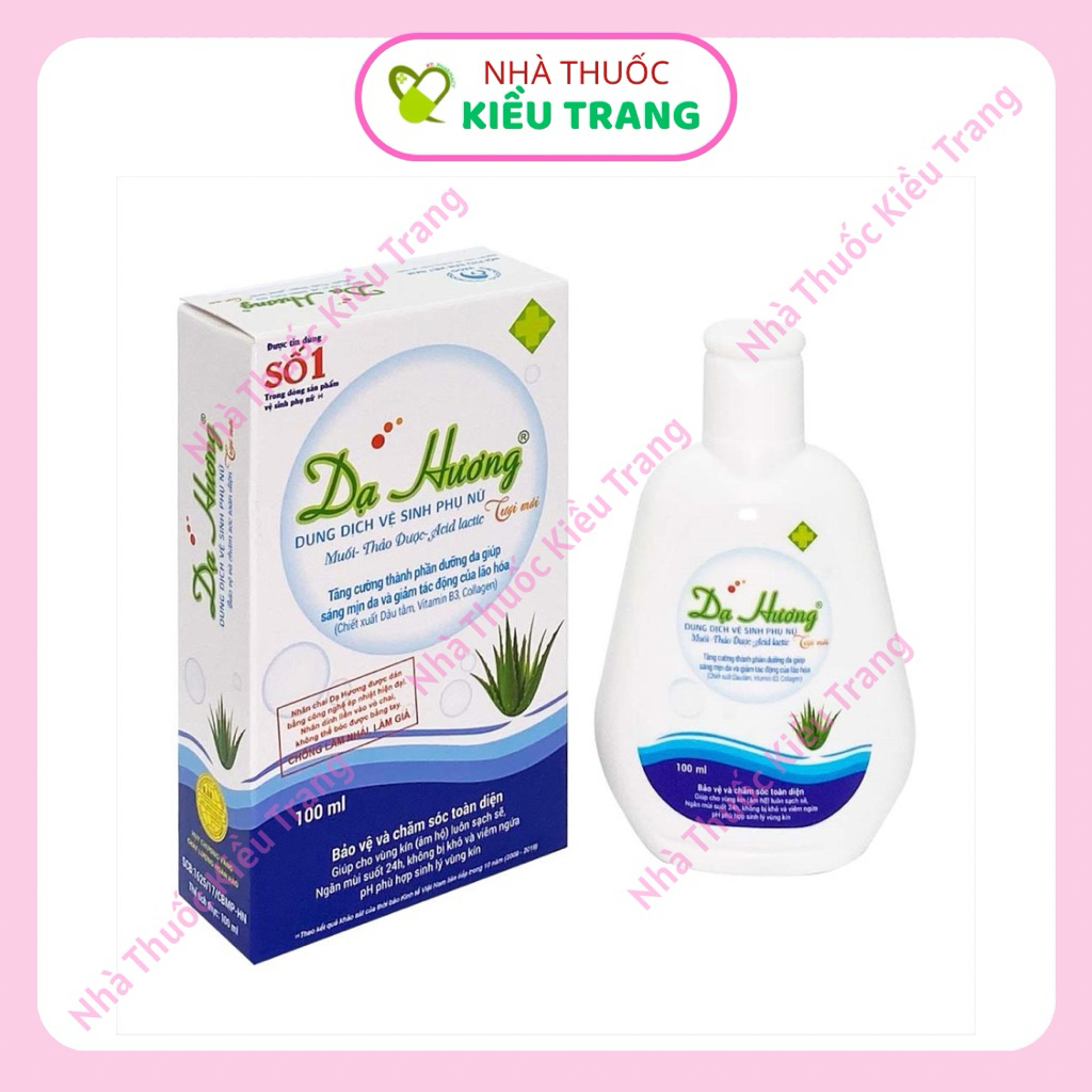 Dung dịch vệ sinh Dạ Hương hương Lô Hội (100ml)