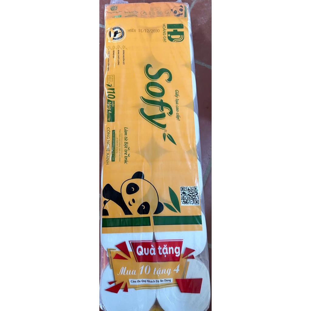 giấy vệ sinh lụa cao cấp sofy