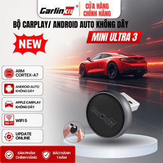  CARLINKIT MINI ULTRA 3  2025  - Bộ Apple carplay Android auto không dây  2 in 1  thế hệ mới nhất 