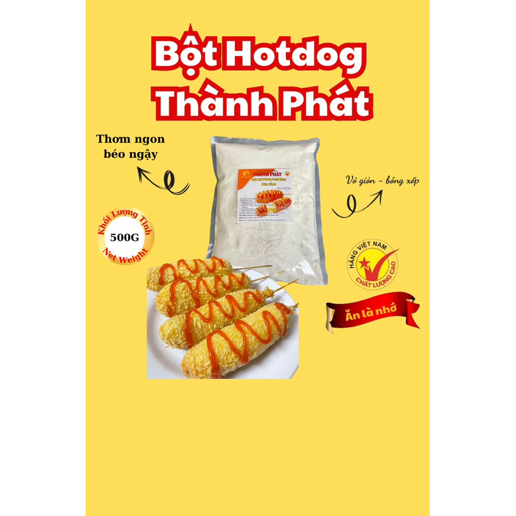 Bột Hotdog Xúc Xích Thành Phát