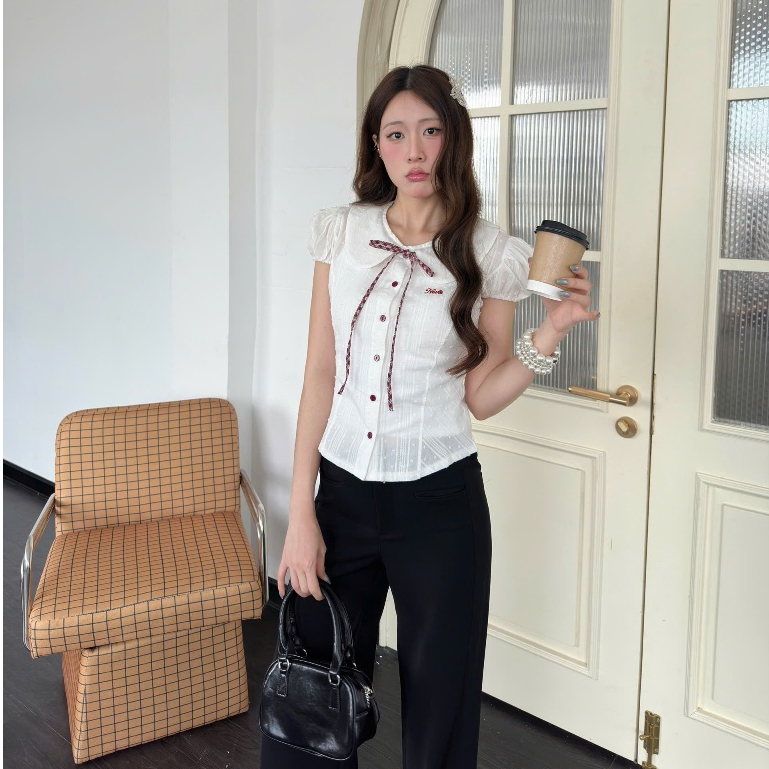 NAVIE - [ MUA 1 KÈM 1 DÂY ] Áo sơ mi tay phồng Ver2 thời trang nữ | BigBuy360 - bigbuy360.vn