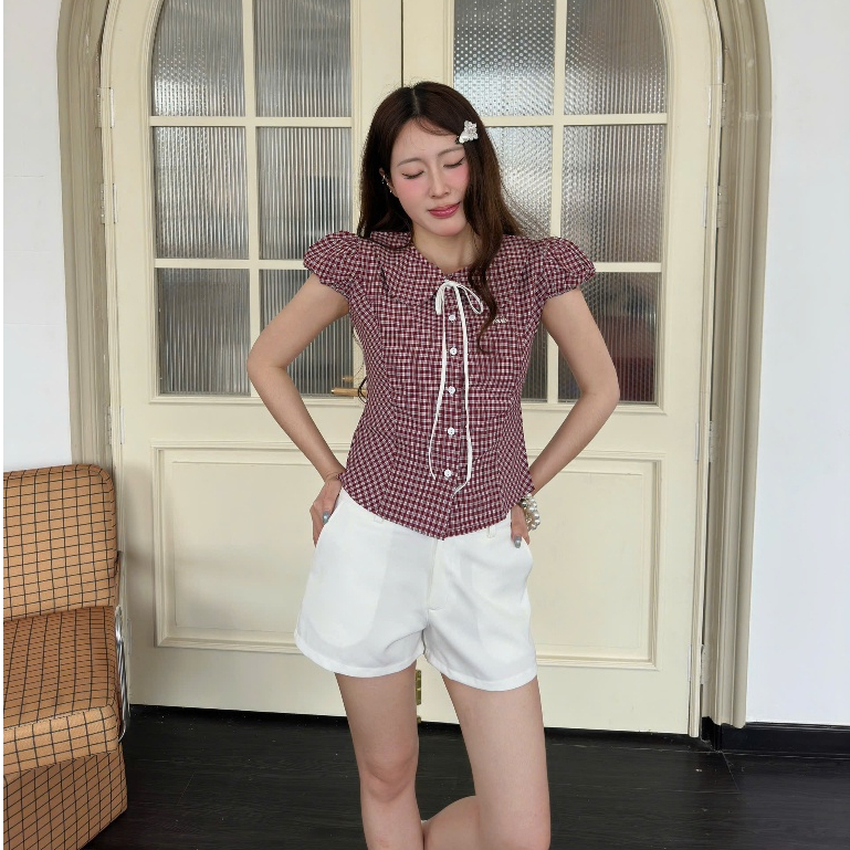 NAVIE - [ MUA 1 KÈM 1 DÂY ] Áo sơ mi tay phồng Ver2 thời trang nữ | BigBuy360 - bigbuy360.vn