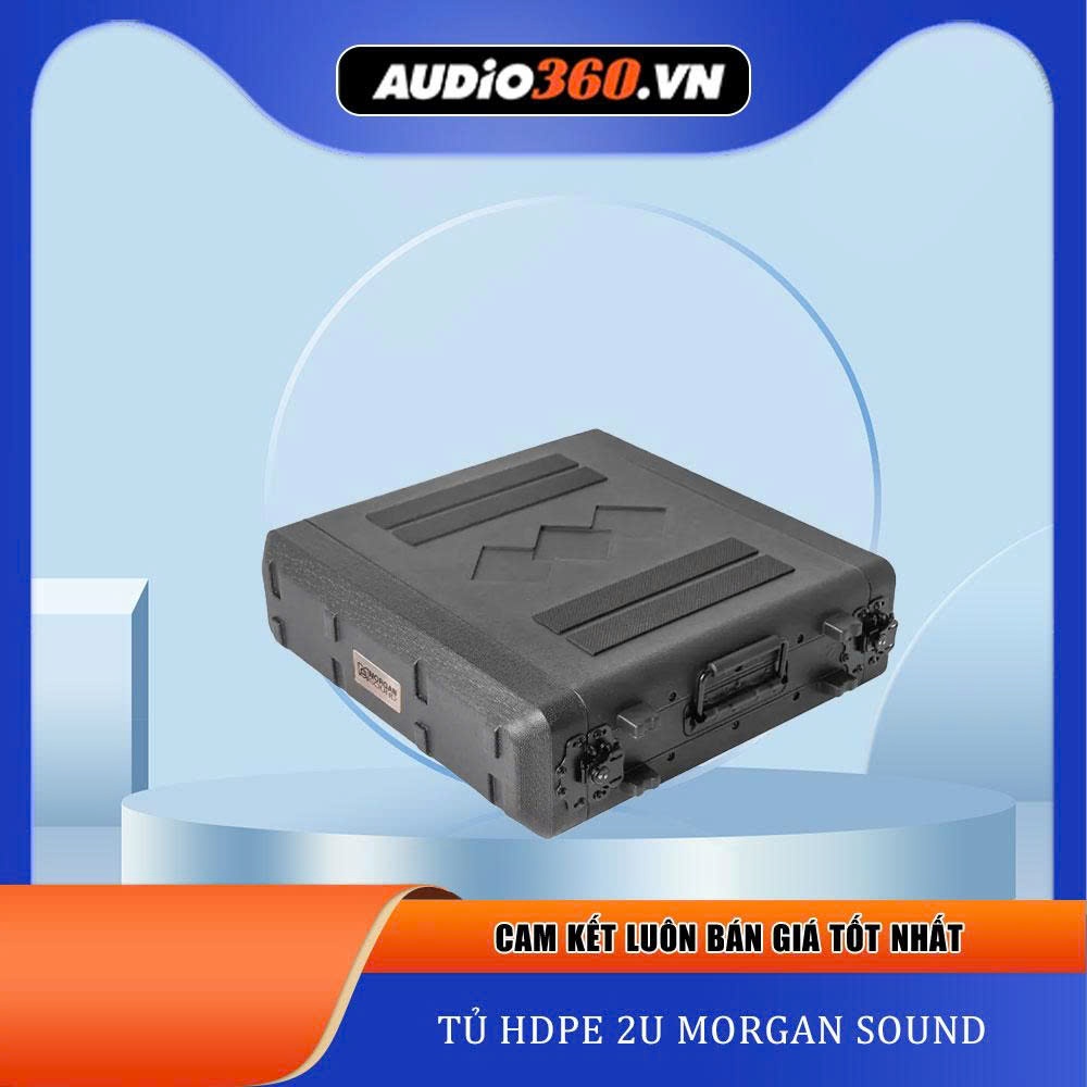 Tủ HDPE 2U Hậu sâu 260 MORGAN SOUND – Tủ âm thanh 2U cao cấp