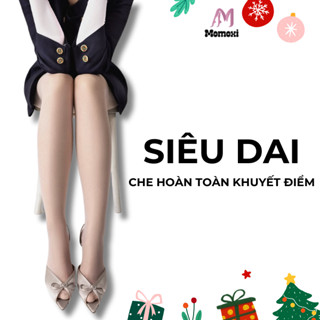  Quần tất da 3D dệt 720 kim Momoxi loại 2 lớp lót nỉ ấm áp 10 –  20 °C che khuyết điểm tốt  màu sắc da tự nhiên. 