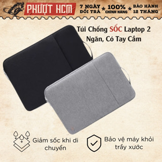 Túi Chống Sốc Bảo Vệ Laptop 2 ngăn đứng Chống Sốc Macbook laptop nhiều size 13 inch 14inch 15.6inch