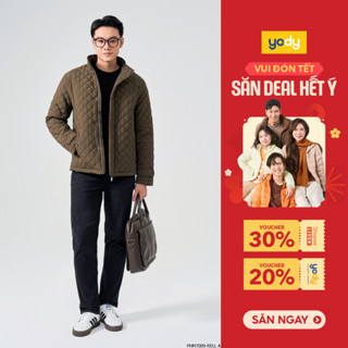  Áo phao nam YODY trần trám bền nhẹ siêu ấm có thể giặt máy - PHM7009 