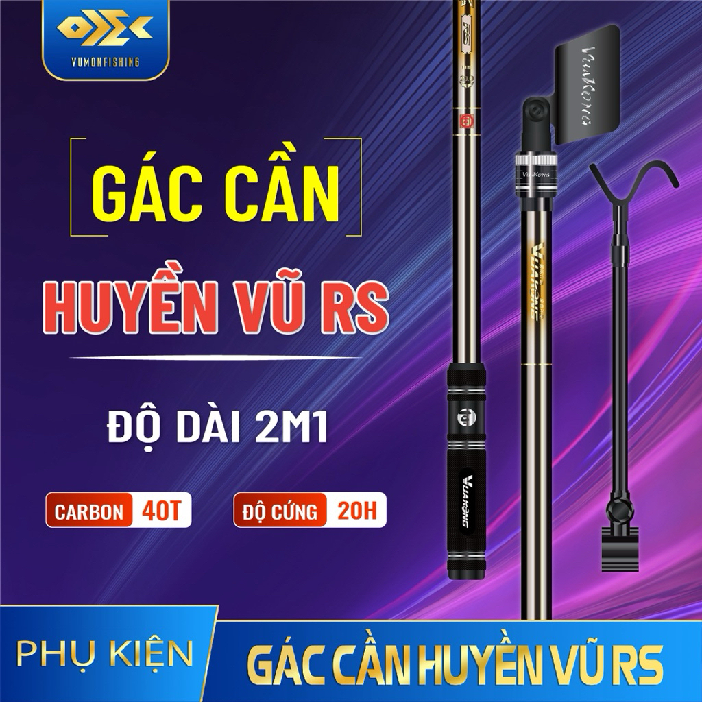 Cán Vợt RS 2m1 - Gác Cần RS 2m1 HUYÊN VŨ RS VUAKONG- VUMONFISHING