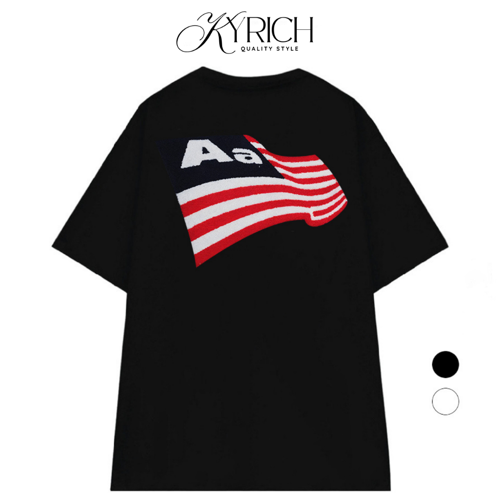 Áo Thun Kyrich Premium Tee Aastu Aa Flag Wave Graphic