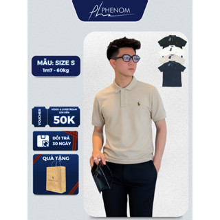  Áo Polo Ralph Lauren Dệt Kim Ngựa Thêu - Polo Nam Vải Nhung Tăm Dệt Dày Dặn Đứng Form - PHENOM 