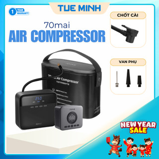  Bơm lốp ô tô 70mai Air Compressor – Bơm điện mini tự ngắt đo áp suất chính xác – TP01   TP03   TP07 
