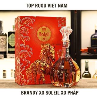 Brandy XO Pháp Soleil 700ml [Chính Hãng] [Top Rượu VN][Có Hộp Túi]