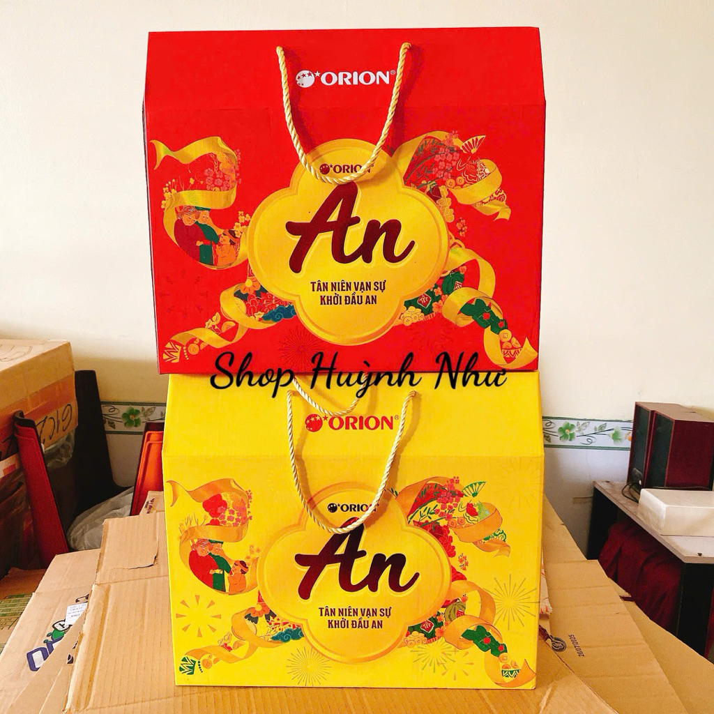 [CHÍNH HÃNG][TẾT 2026] 1 Hộp quà Tết Orion An Phúc, hộp 727,4g (Hộp 5 món Tết 2026)