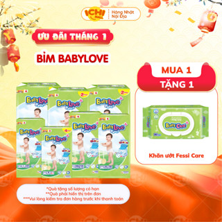   FBS Bỉm quần BabyLove Pants Tã Quần Baby Love chính hãng Cho Bé đủ size Từ 6-35kg - Ngăn Tràn Cả Đêm_Ichimall 